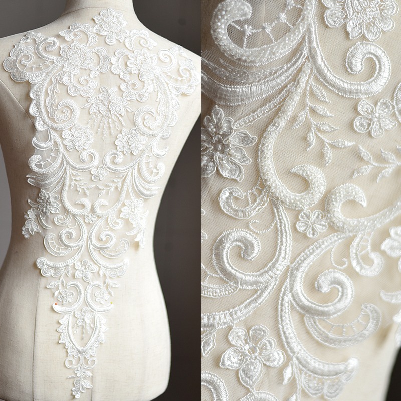 Beaded Embroidery Lace Clothing Accessories