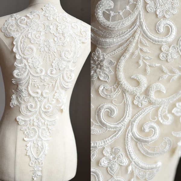 Beaded Embroidery Lace Clothing Accessories