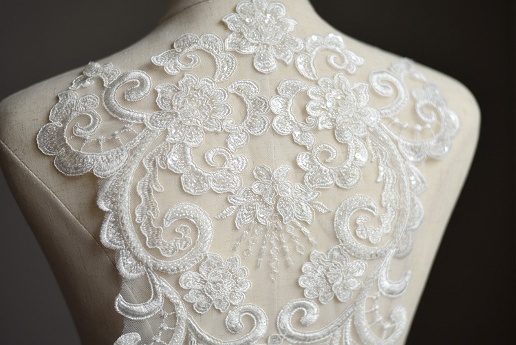 Beaded Embroidery Lace Clothing Accessories