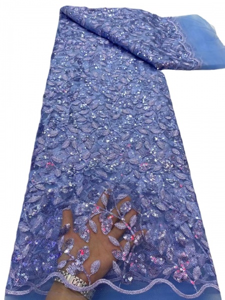 Embroidered Sequin Lace Dress Clothing Fabric