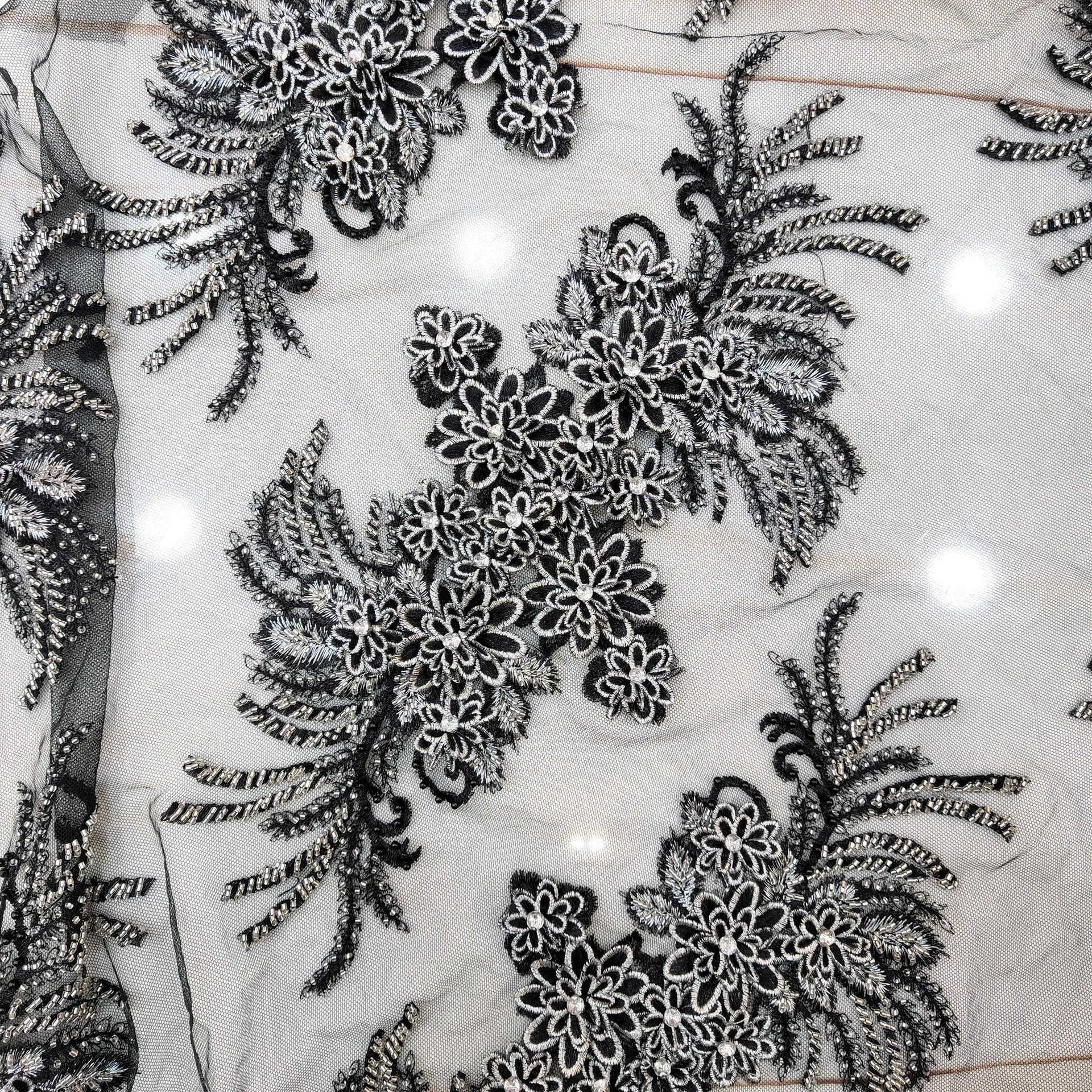 Hand-Sewn Beaded 3D Embroidery DIY Accessories