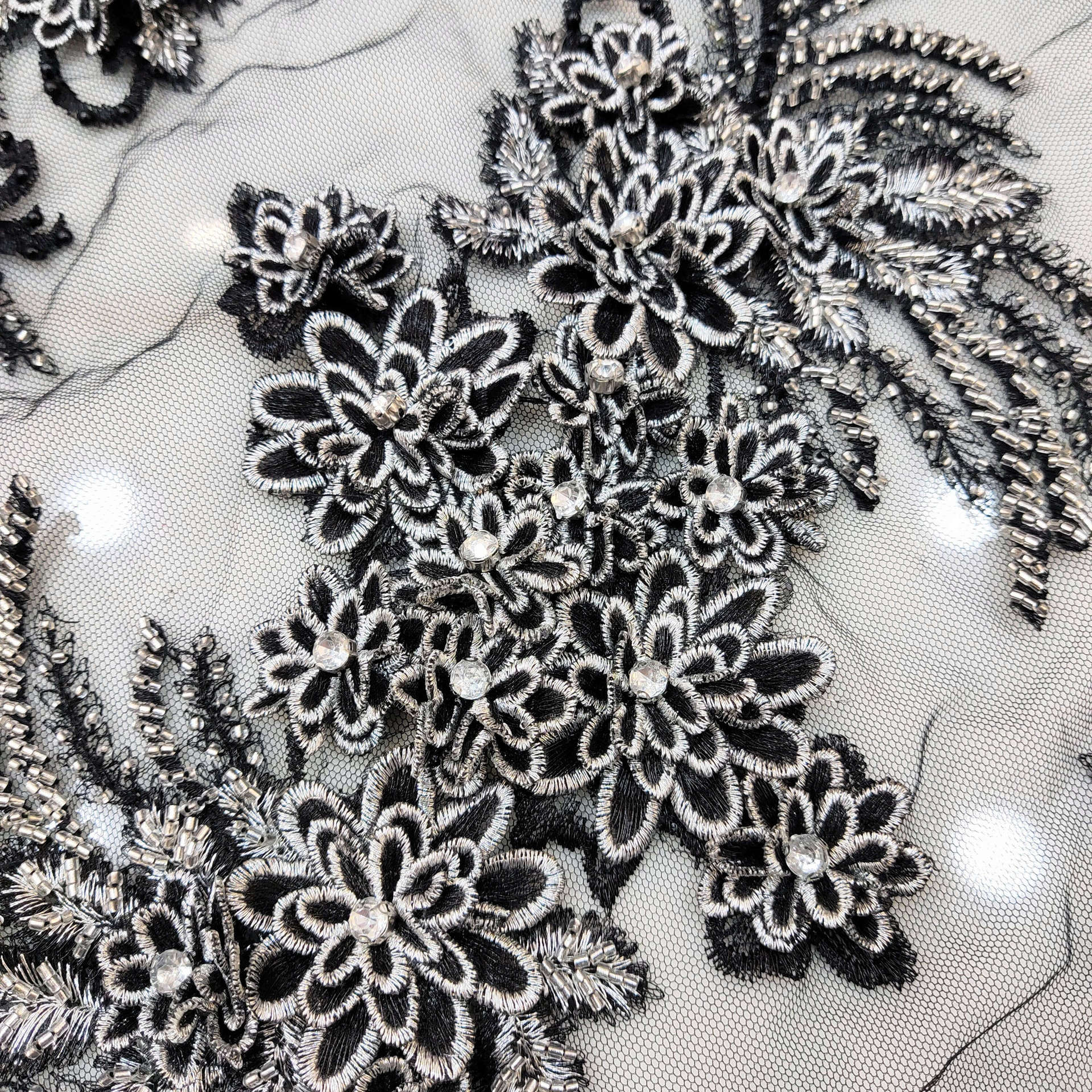 Hand-Sewn Beaded 3D Embroidery DIY Accessories