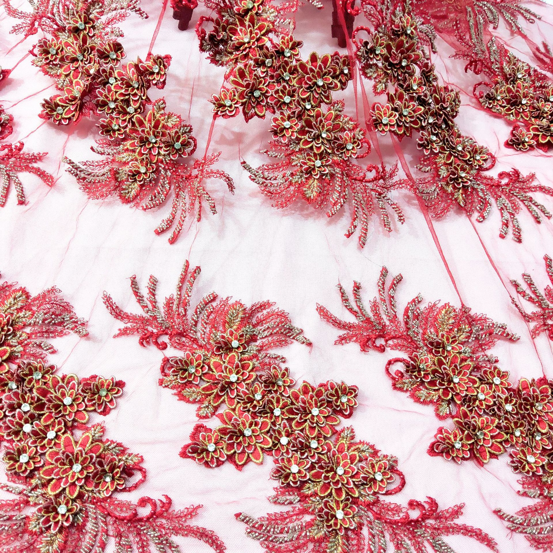 Hand-Sewn Beaded 3D Embroidery DIY Accessories