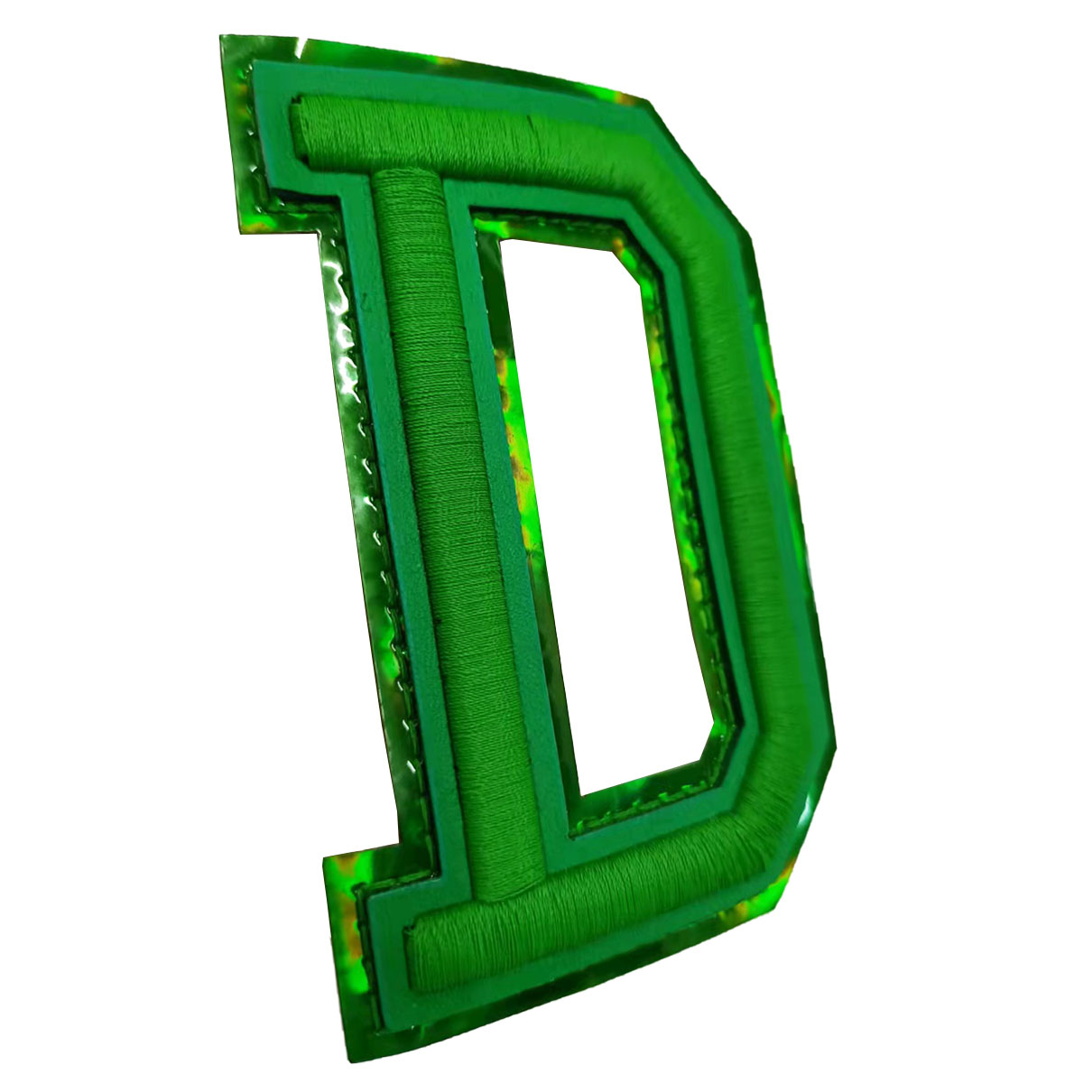 Garment decoration alphabet letter embroidered patch