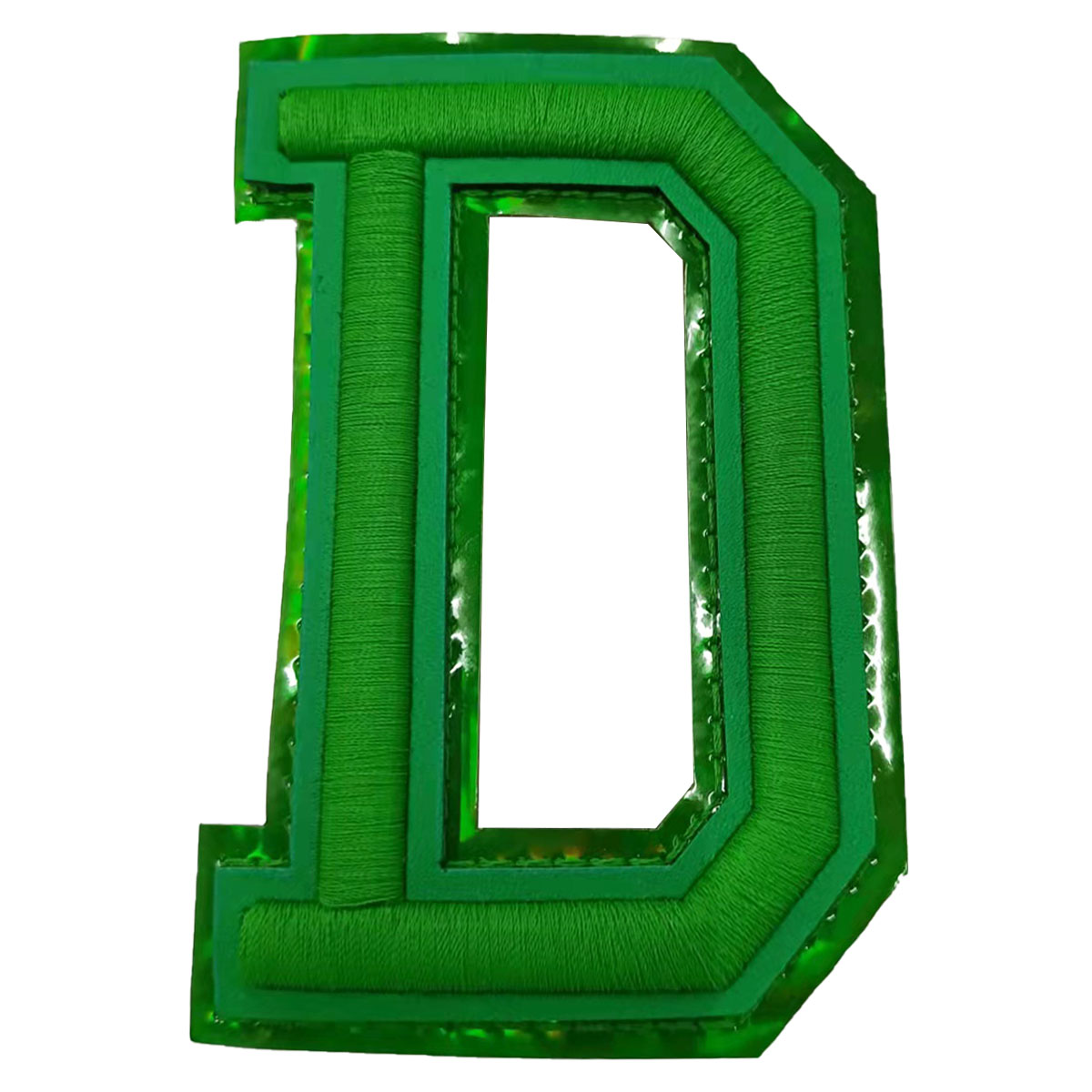 Garment decoration alphabet letter embroidered patch