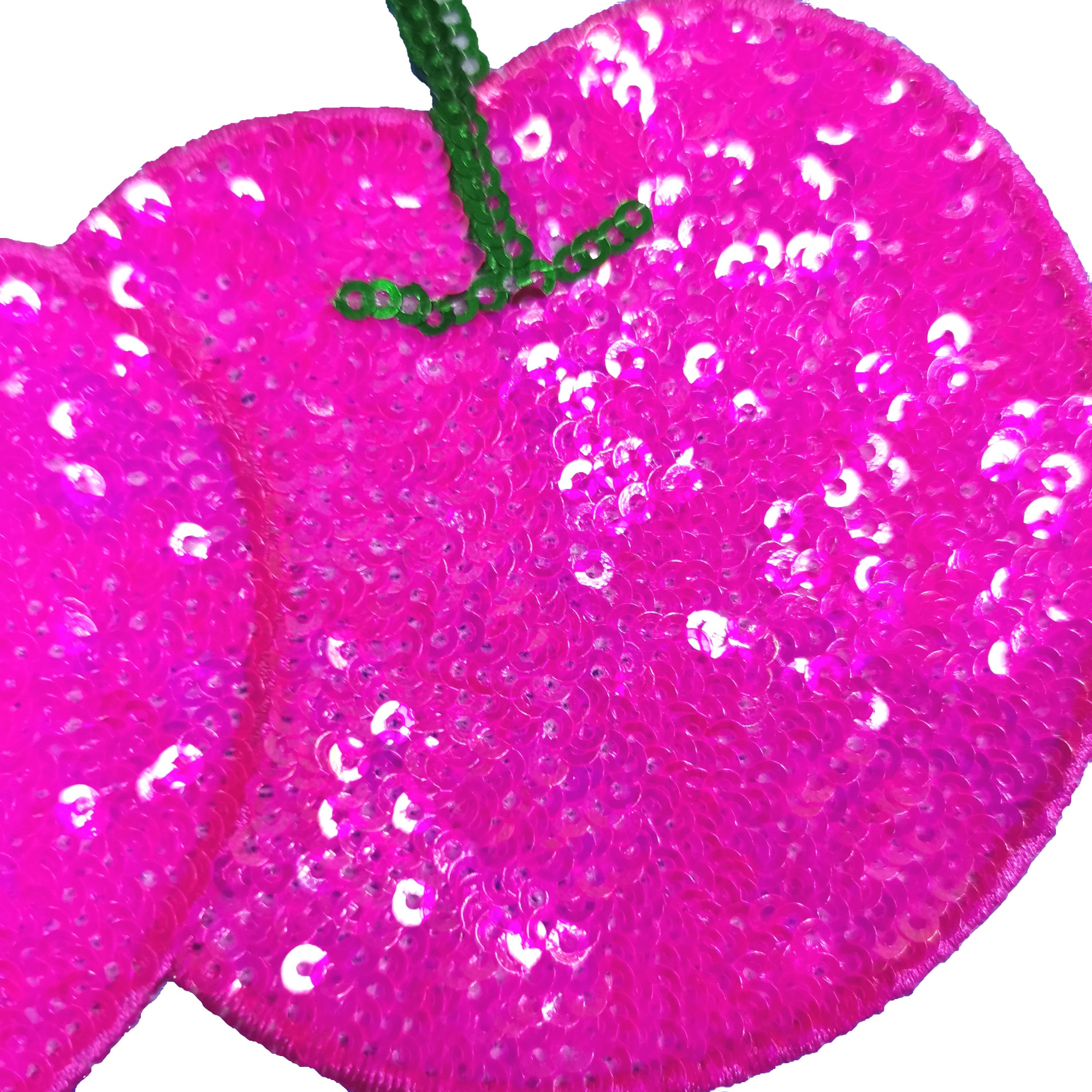 Cherry Fruit Hand-Embroidered Patch