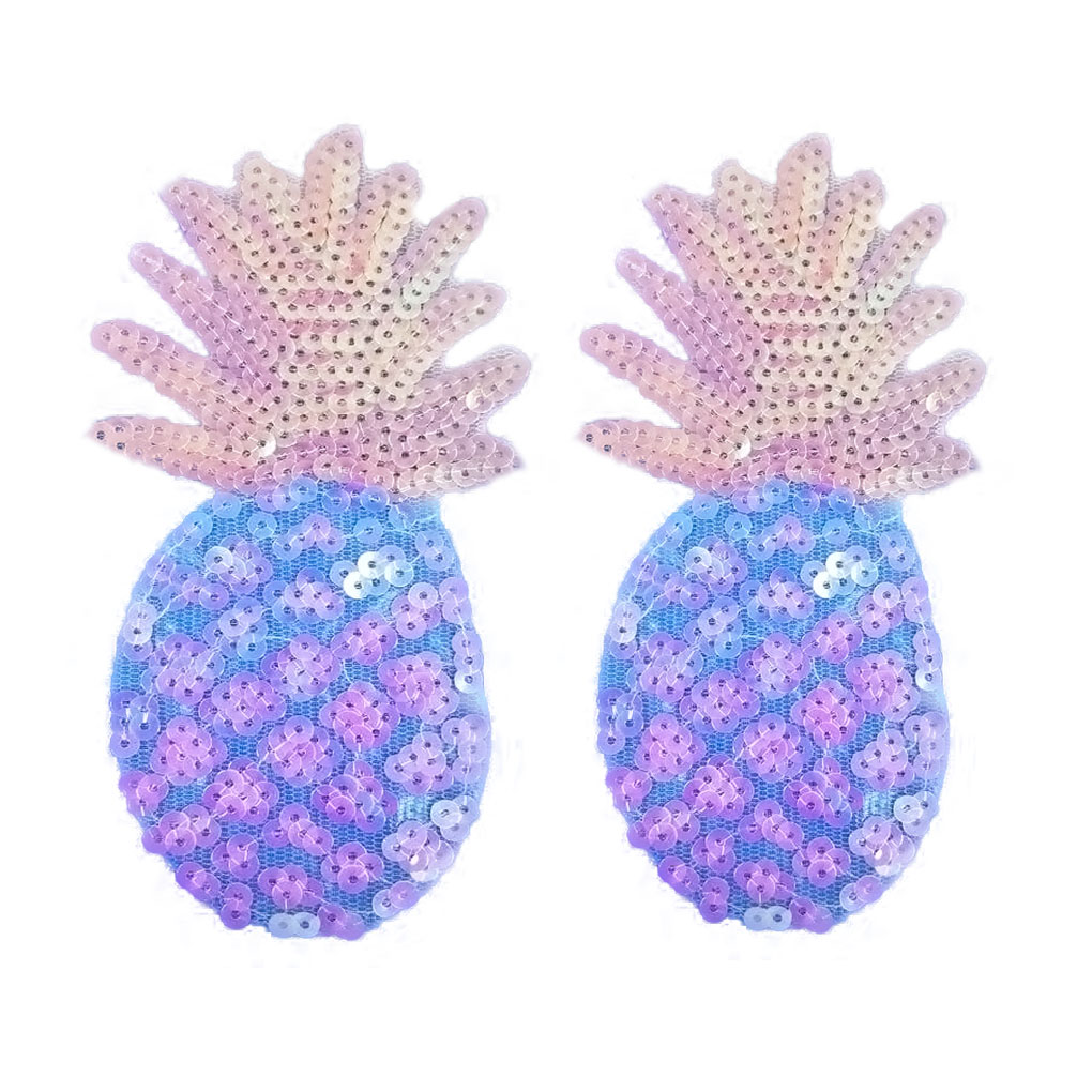Embroidery Patch Pineapple Fruit DIY Personalized for Clothing