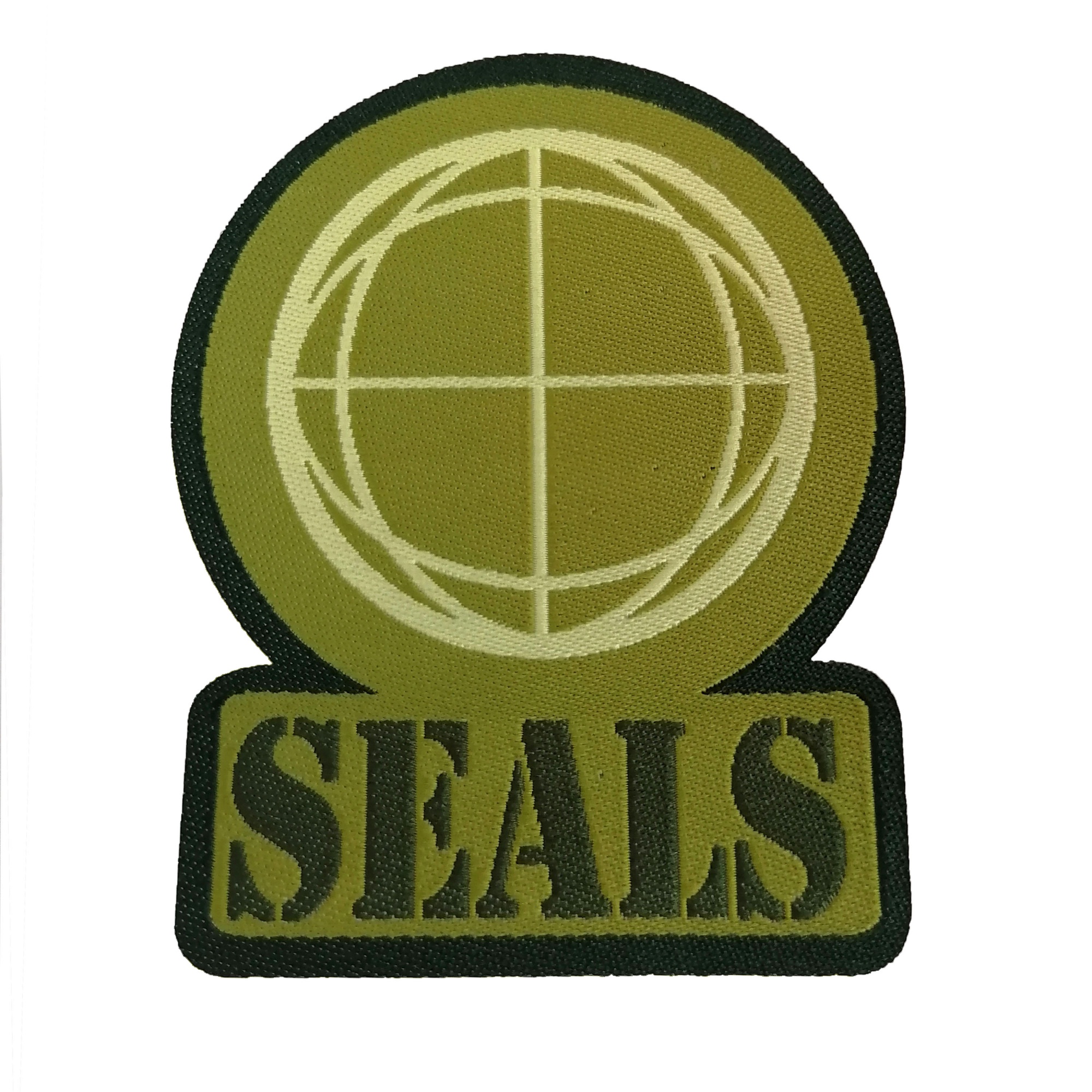 Camouflage Green Hand-Embroidered LOGO