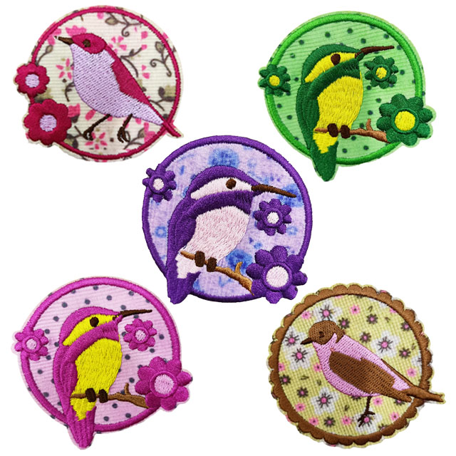 Colorful Bird Cute Animal DIY Personalized Embroidery Patch