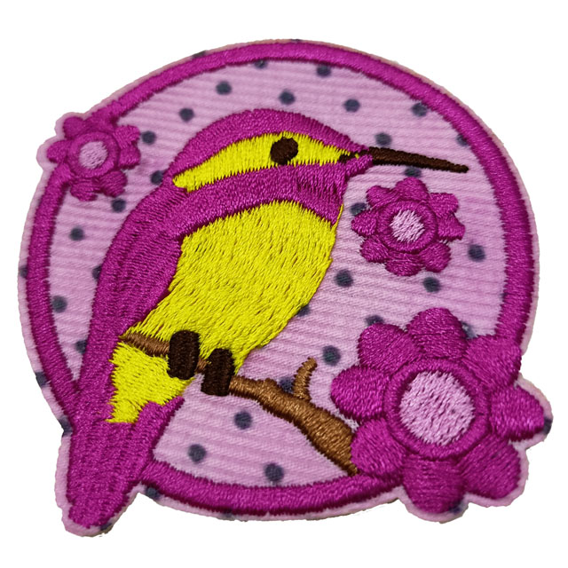 Colorful Bird Cute Animal DIY Personalized Embroidery Patch