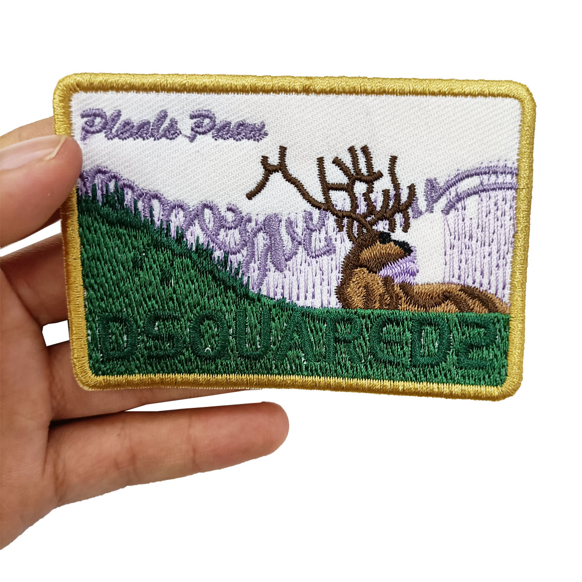 Hot Selling DIY for Clothing Embroidery Patches With Landscape Pattern