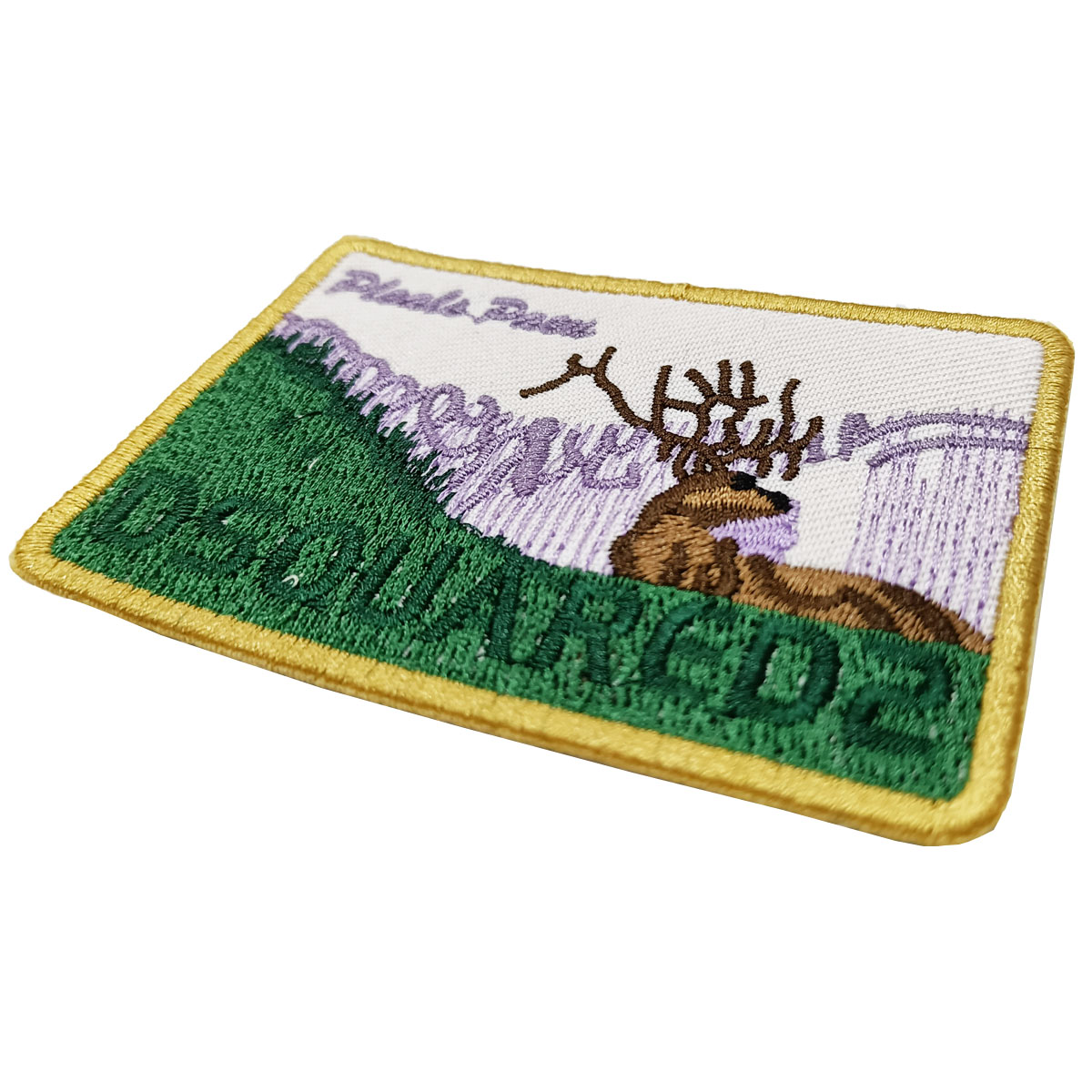 Hot Selling DIY for Clothing Embroidery Patches With Landscape Pattern