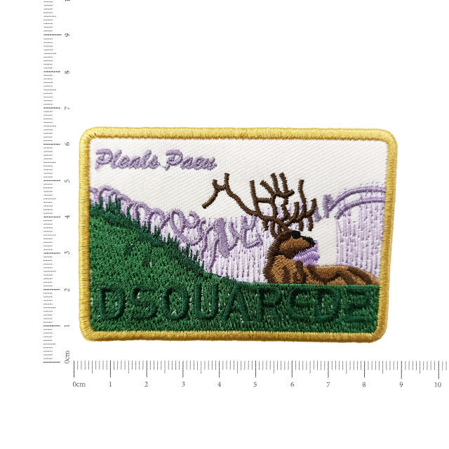 Hot Selling DIY for Clothing Embroidery Patches With Landscape Pattern