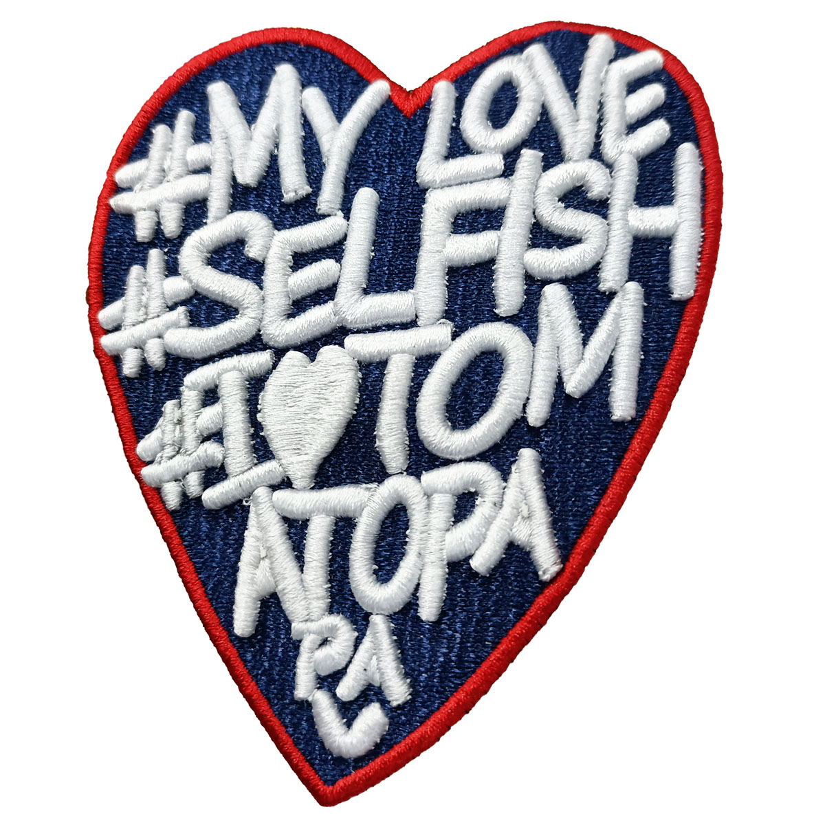 Three-Color Love Badge Custom Logo Clothing Embroidery Poster