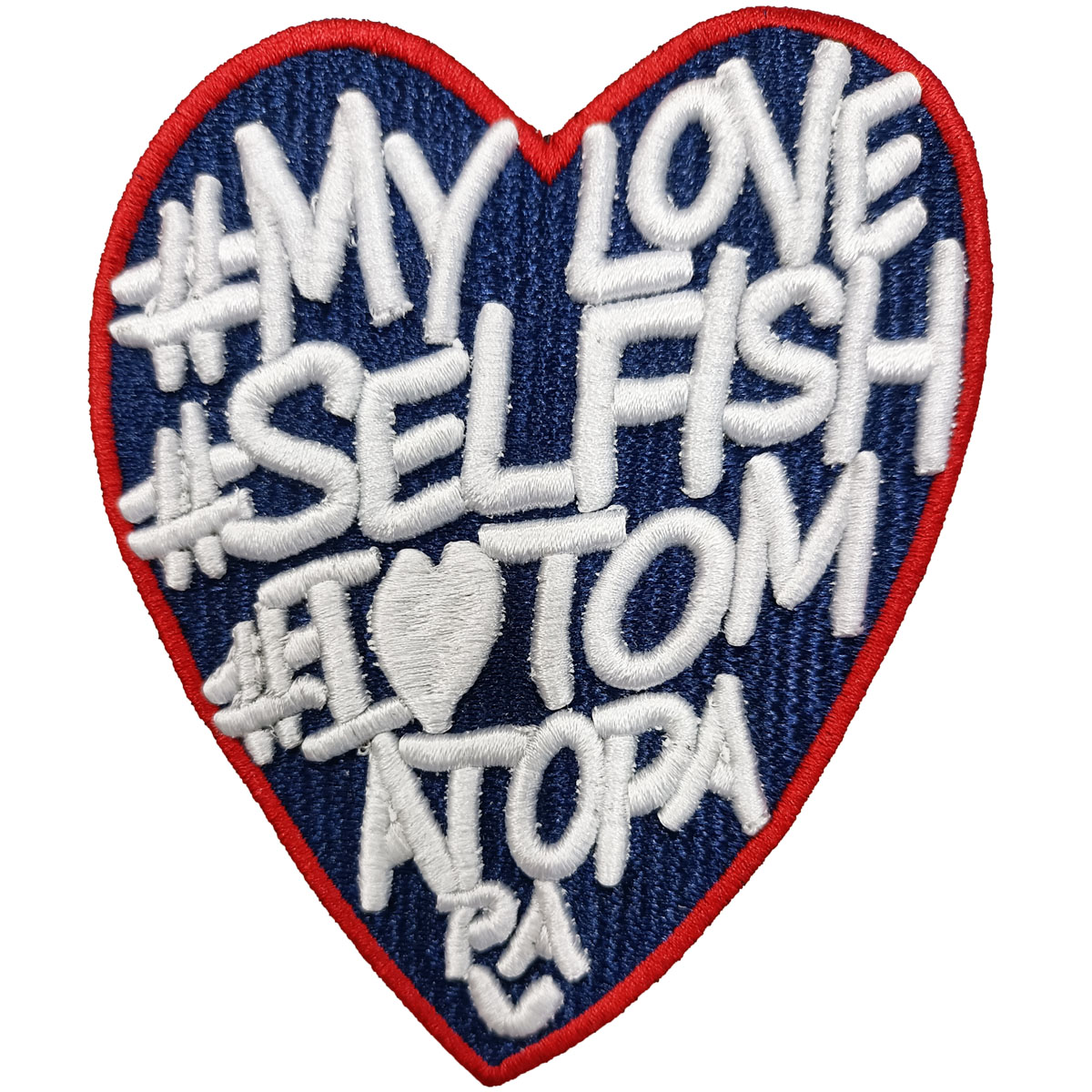 Three-Color Love Badge Custom Logo Clothing Embroidery Poster