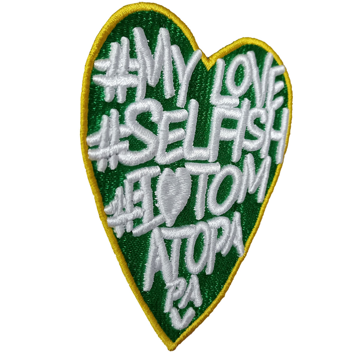 Three-Color Love Badge Custom Logo Clothing Embroidery Poster