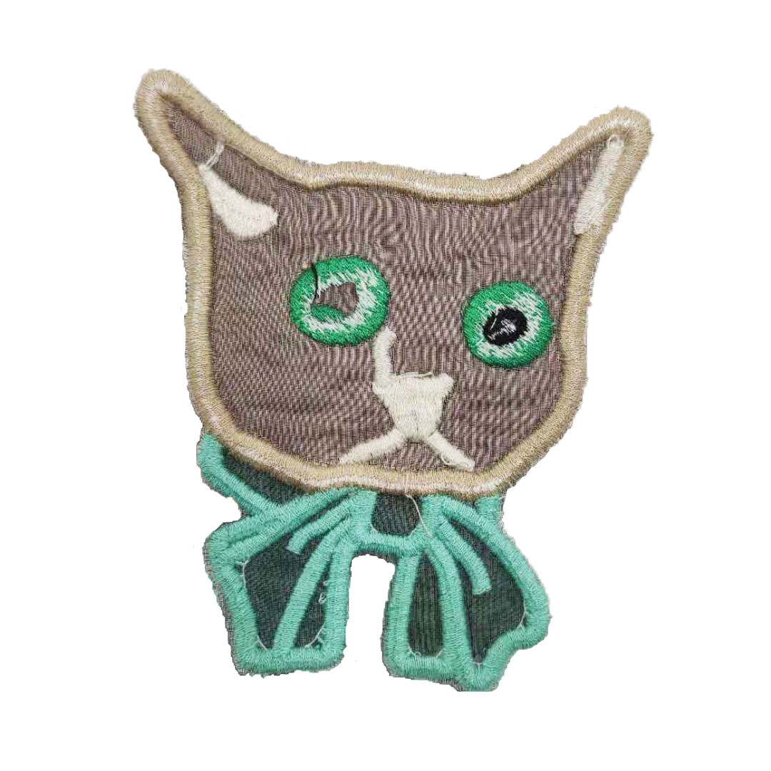 Designer Original Clothing Patches Cat Animal Logo for Clothing