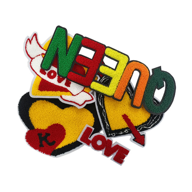 Colorful Letters Love Custom Clothing Embroidery DIY Patches