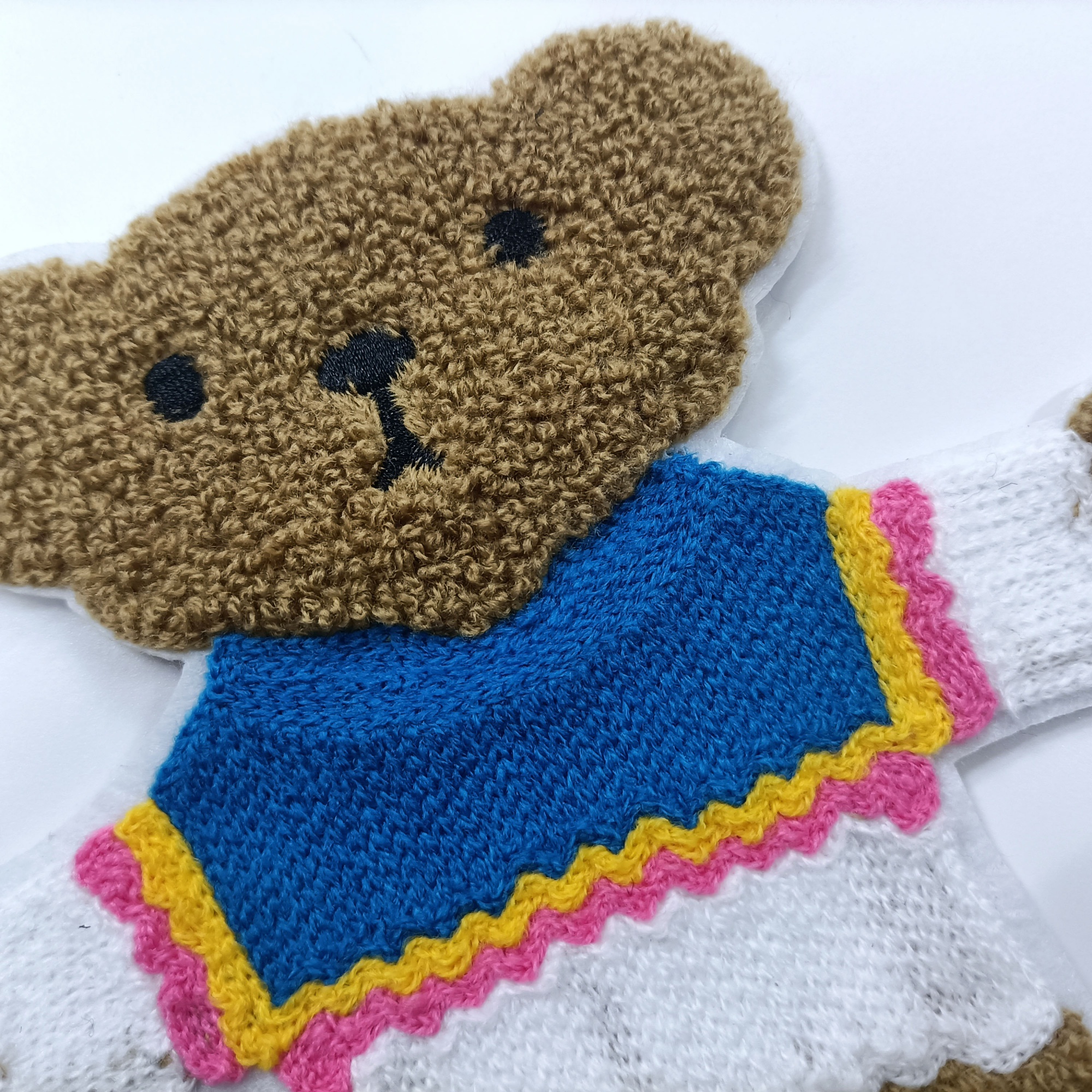 Cute Bear Animal Pattern DIY Clothing Embroidery Patch