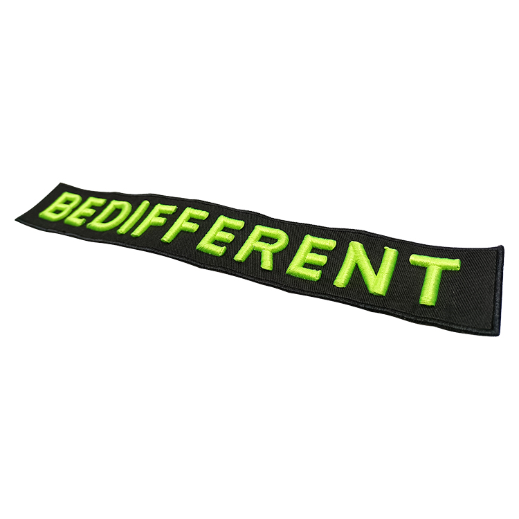 Custom High-Density Satin Damask Woven Labels for Clothing