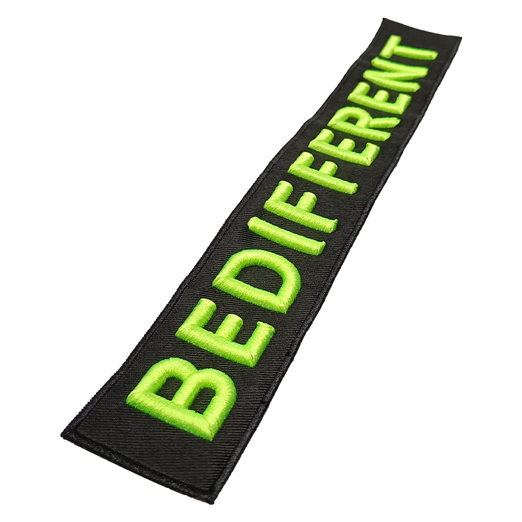 Custom High-Density Satin Damask Woven Labels for Clothing