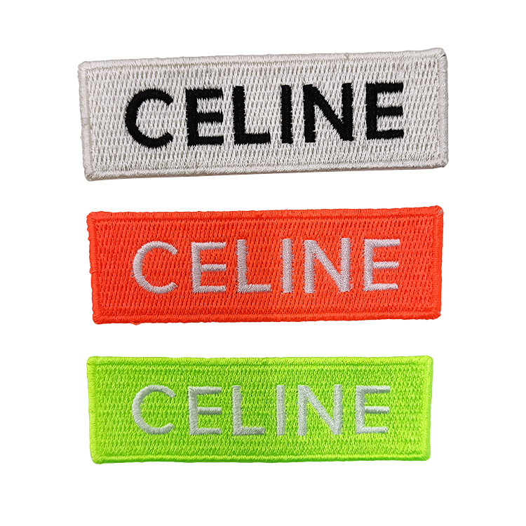 Fabric Woven Patch Label Custom Logo Name Clothing Tags for Garment