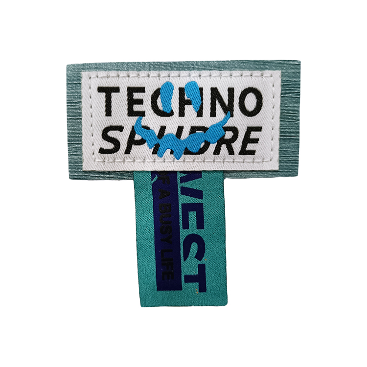 Wholesale High Quality Custom Printed Cotton Labels Garment Clothing Woven Printed Patches