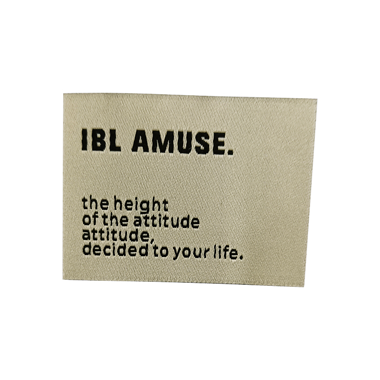 Custom Garment Organic Cotton High Density Quality Plain Ultrasonic Fold Size Woven Patch shirt Hem tags label for Clothing