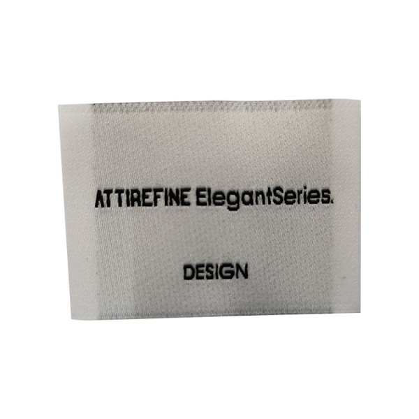 Own design satin ribbon label care wash garment labels printing clothing label soft silk printing clothing patch