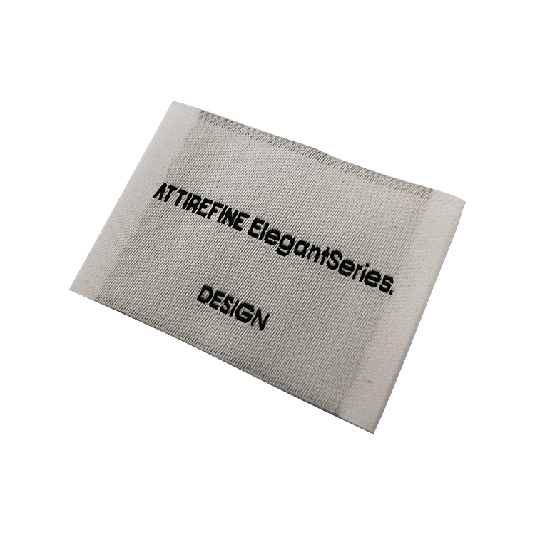 Own design satin ribbon label care wash garment labels printing clothing label soft silk printing clothing patch