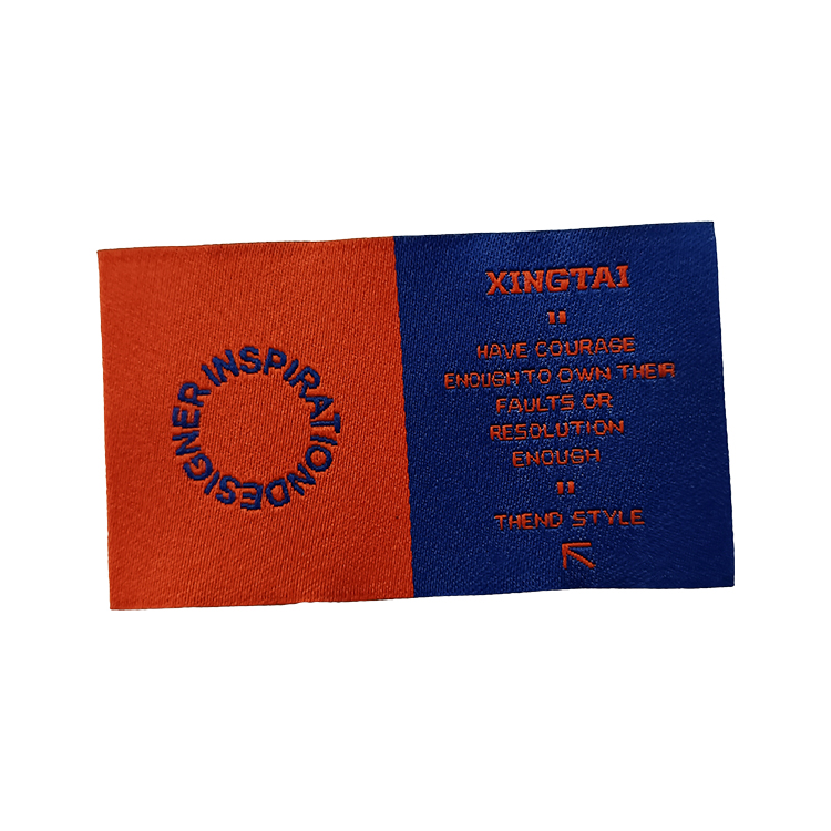 Rectangle  Garment Tag Custom Own Design Logo Clothing Sewing Label Brand Custom Metal Label For Clothes