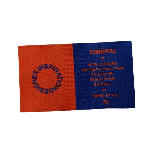 Rectangle  Garment Tag Custom Own Design Logo Clothing Sewing Label Brand Custom Metal Label For Clothes