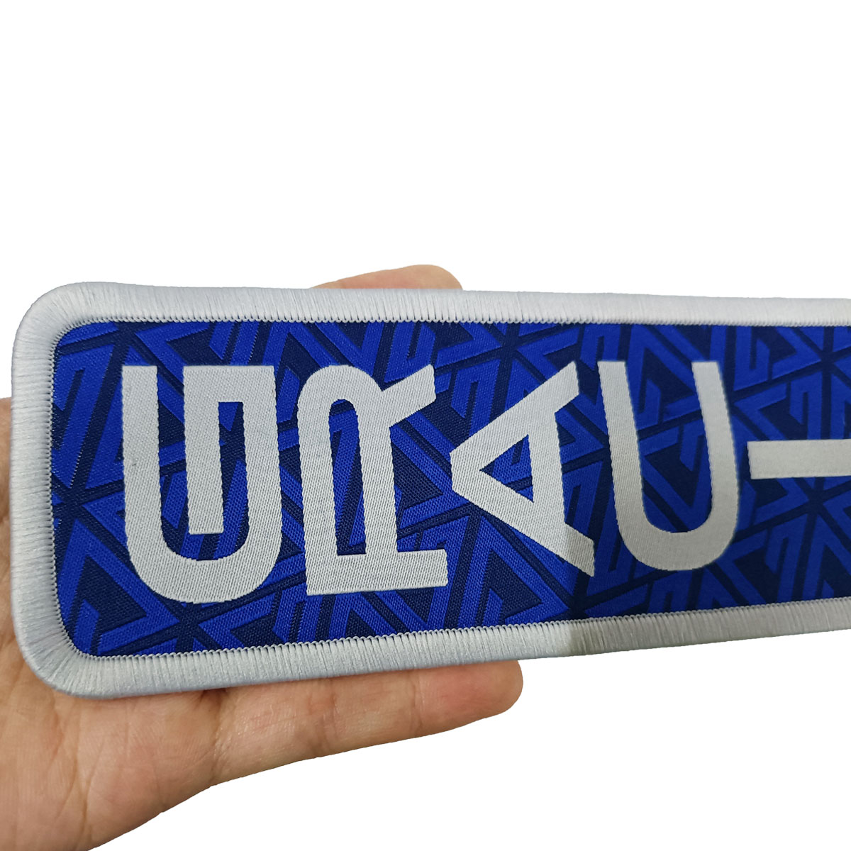 Customized private Design Woven Damask Logo Tag Wholesale woven label size of clothes fashion for For Clothing Labels men