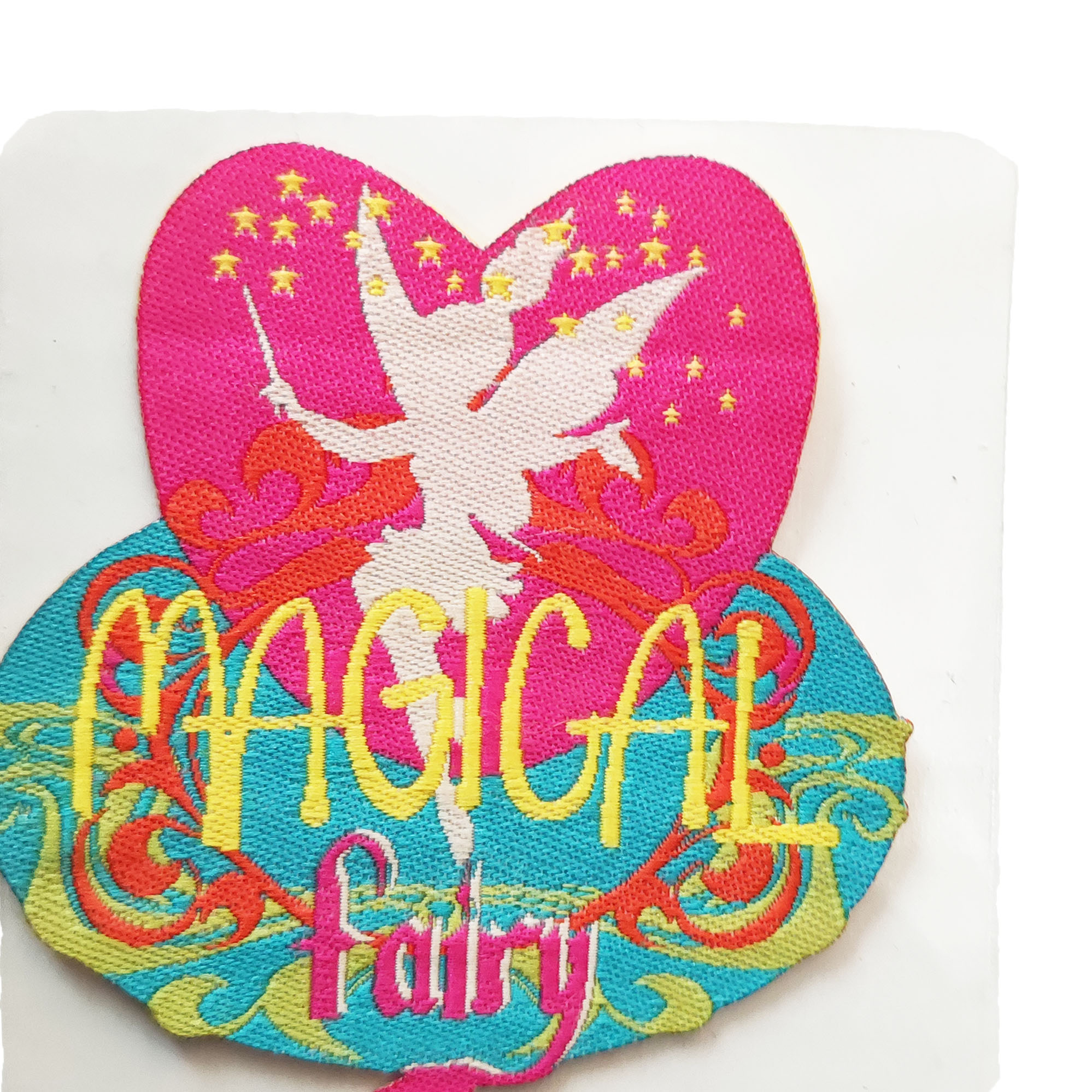 Custom Butterfly Patches Large Design Iron on Woven LOGO Patches