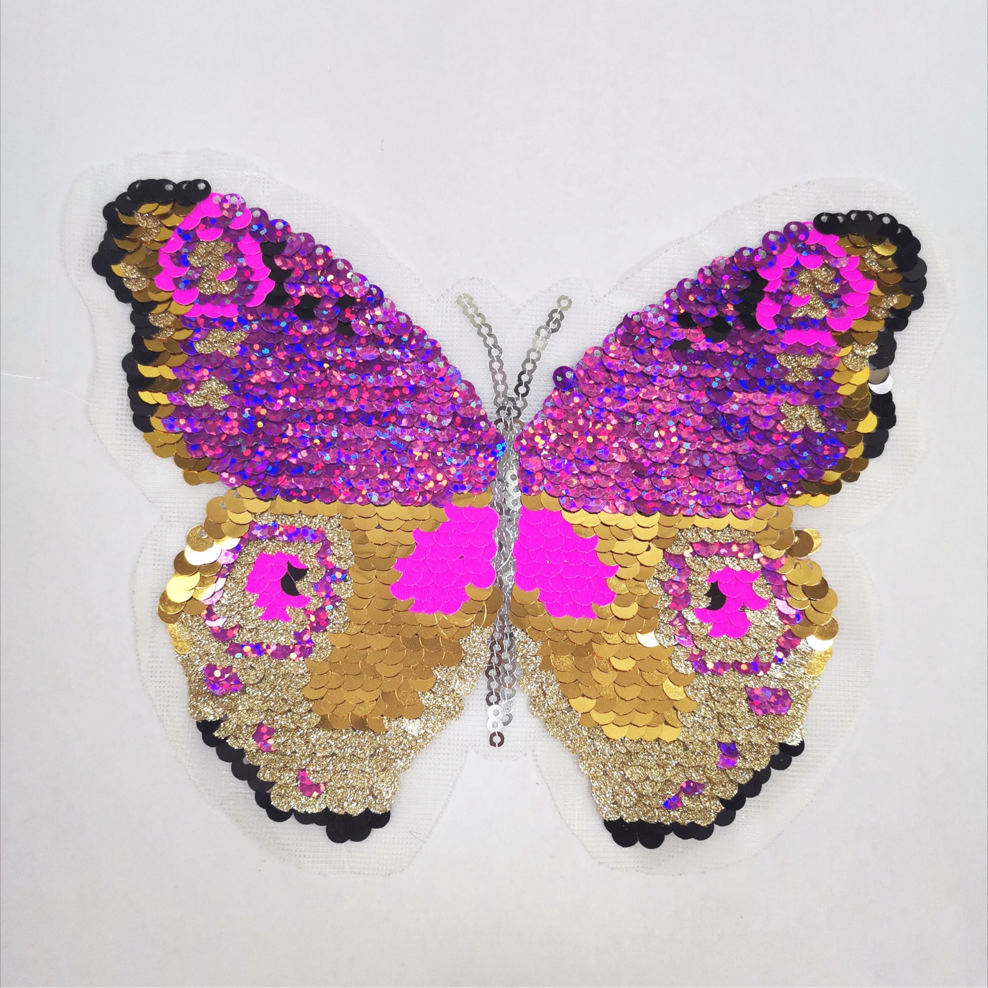 Butterfly Animal Sequin Embroidery Patch Sequin Patch Suitable For T-Shirts Clothes Pants