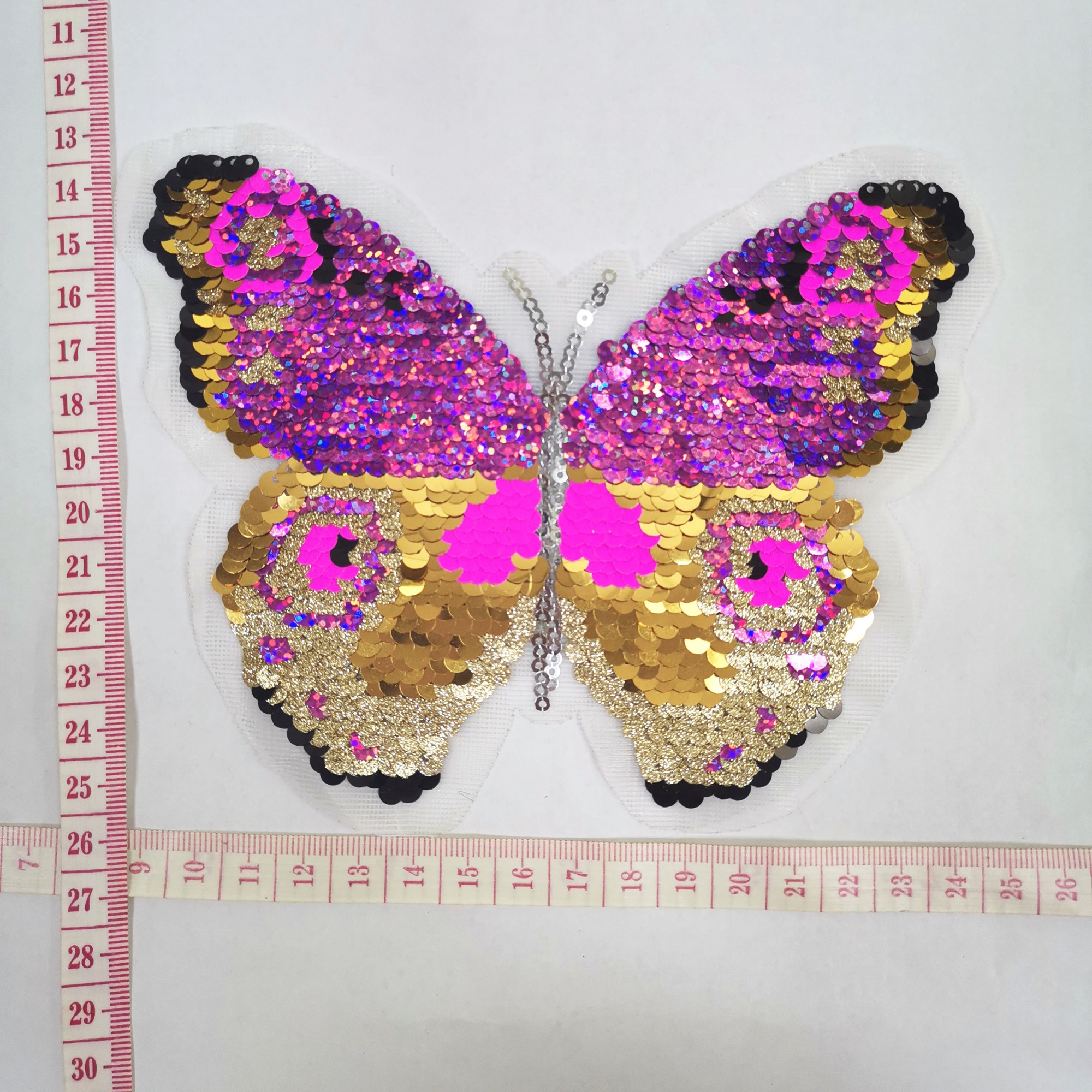 Butterfly Animal Sequin Embroidery Patch Sequin Patch Suitable For T-Shirts Clothes Pants