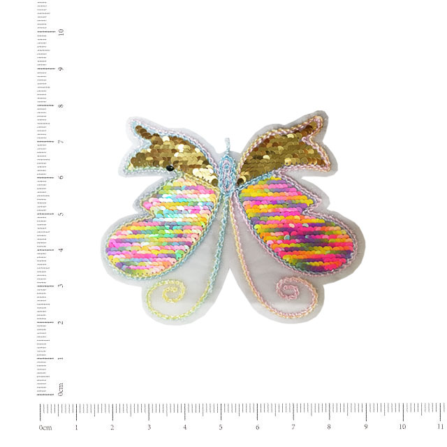 Romantic Butterfly Animal Sequin Patches Beads Patches DIY Clothing Accessories