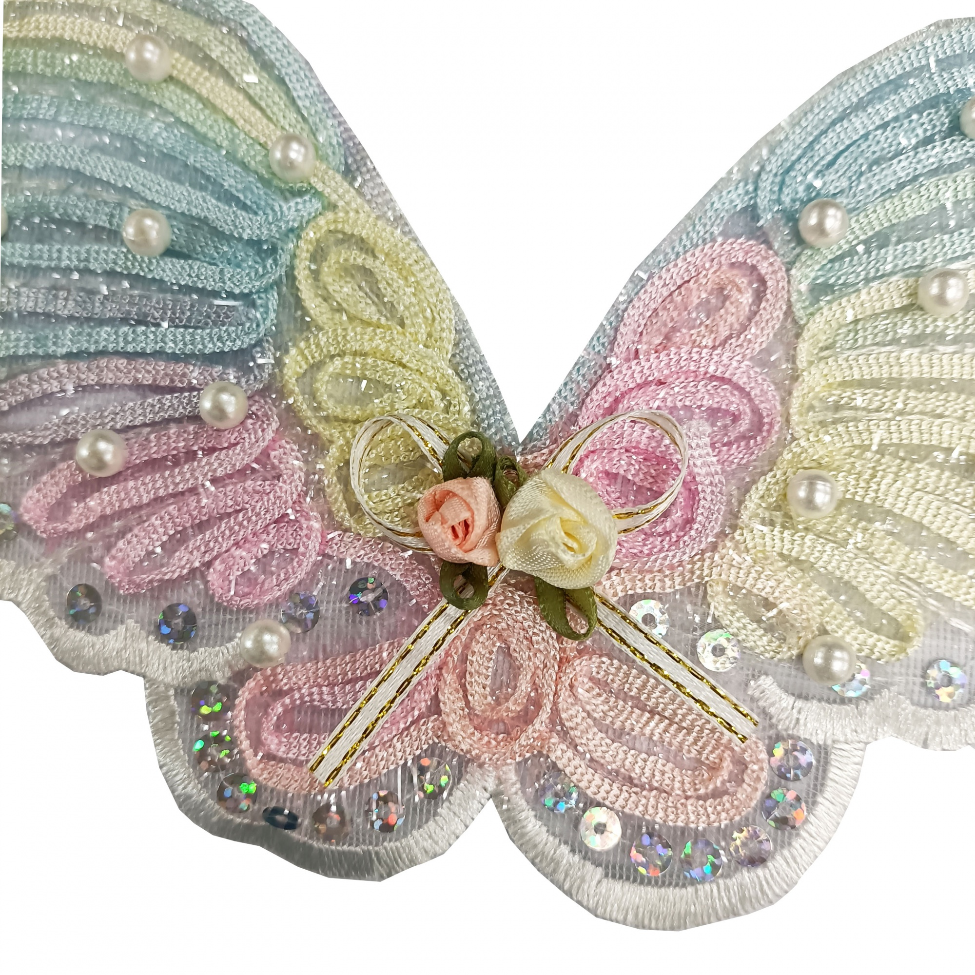 Romantic Butterfly Animal Sequin Patches Beads Patches DIY Clothing Accessories
