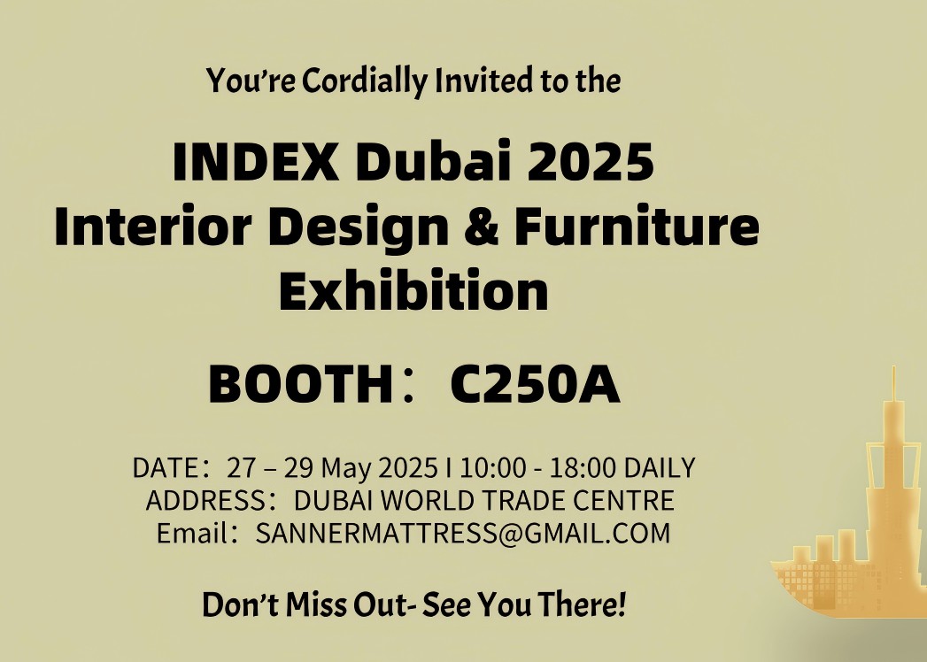 Sanner Mattress to Showcase Premium Sleep Solutions at INDEX Dubai 2025
