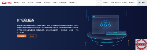 天翼云新域名服务控制台