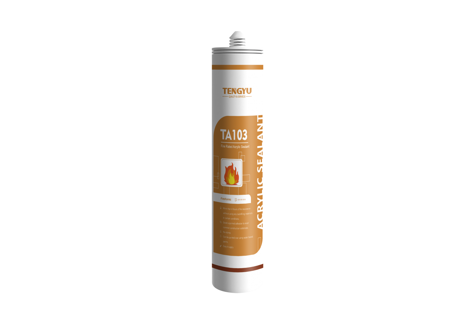 TA103 Non-Sag Paintable Firestop Sealant Caulk
