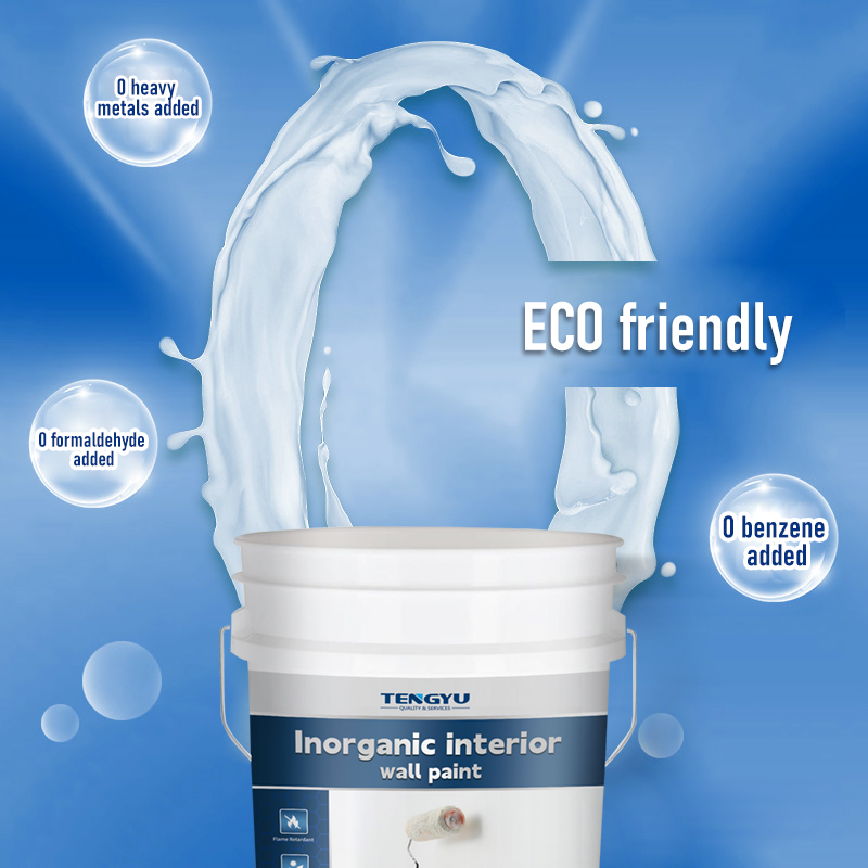 Eco-friendly Flame Retardant Inorganic Interior Wall Paint 