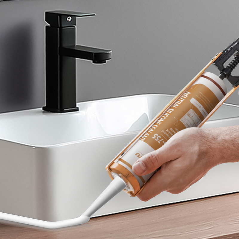 TNS-755 Antimould Neutral Silicone Sealant for Countertop and Cabinet