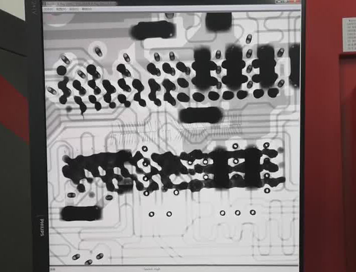 伟铭X-Ray检测机X6800测试SMT PCBA BGA芯片焊点连锡视频
