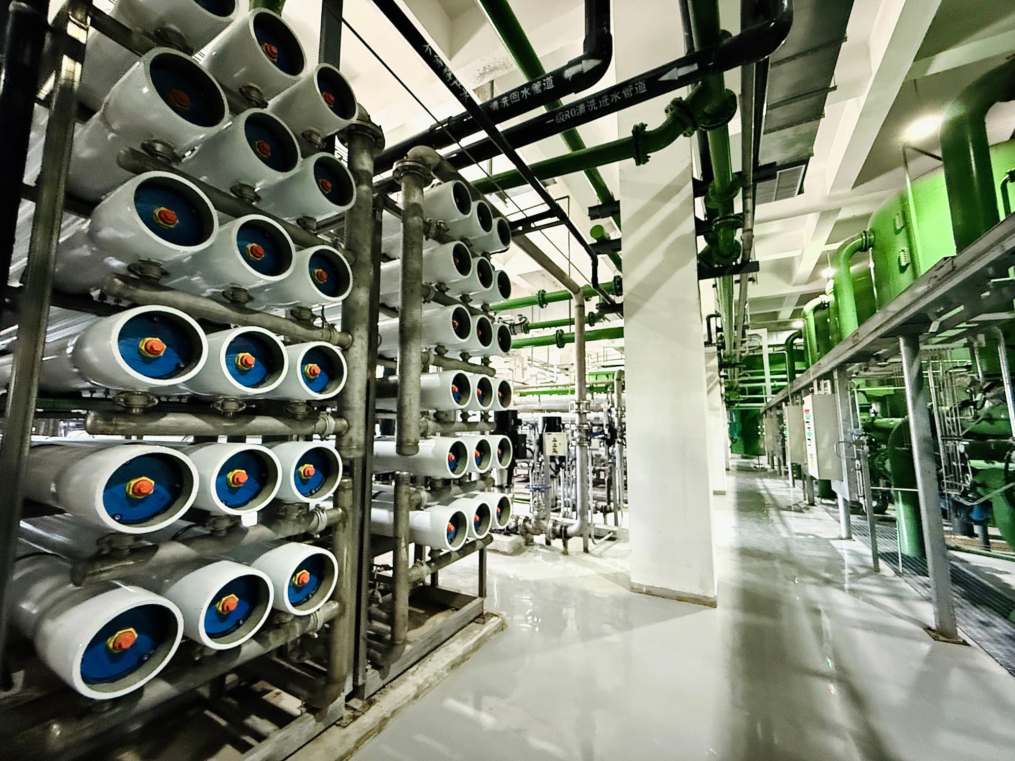 Chemical water treatment project of a waste incineration power plant in Beijing