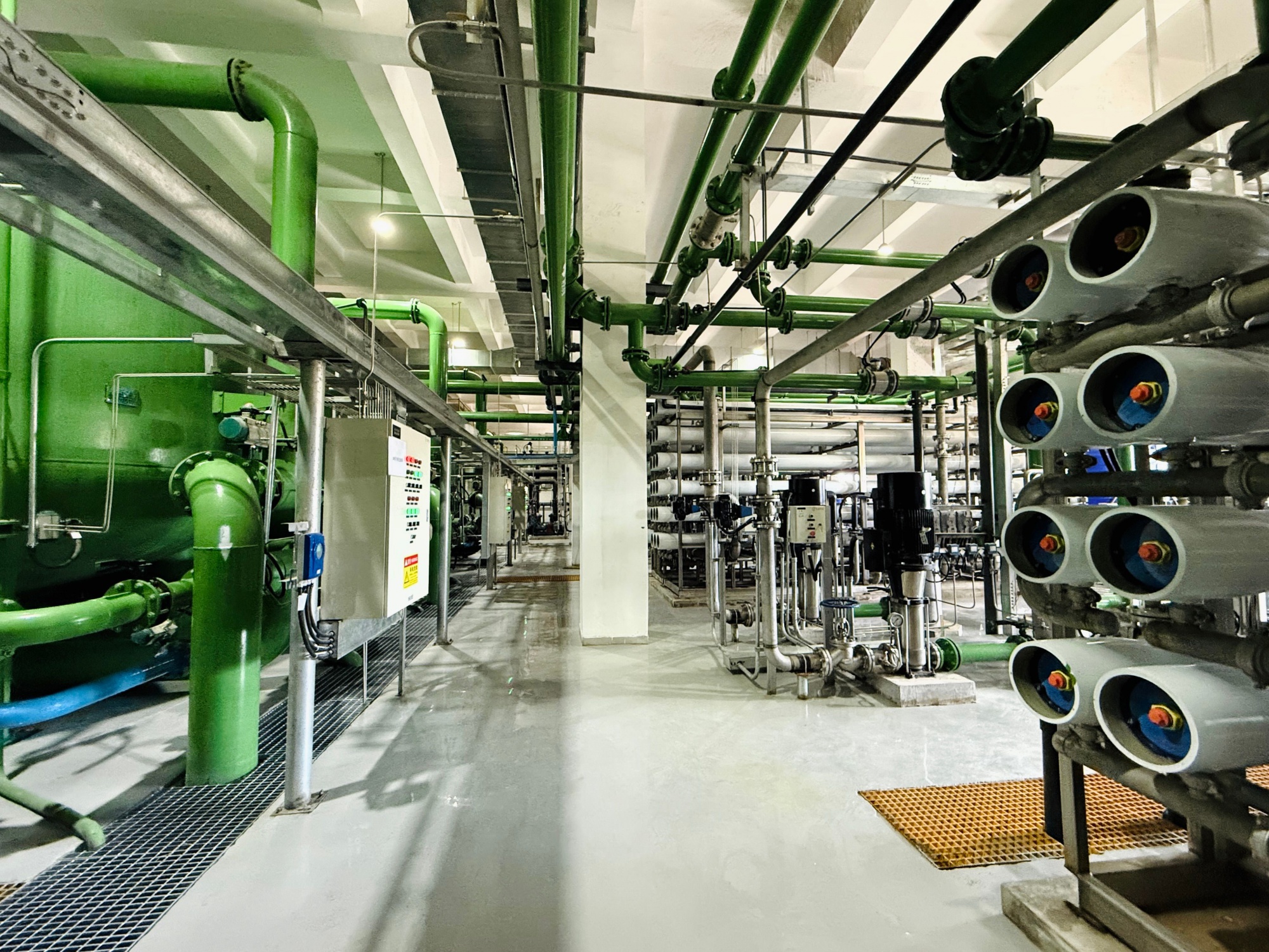 A waste incineration power plant chemical water treatment project