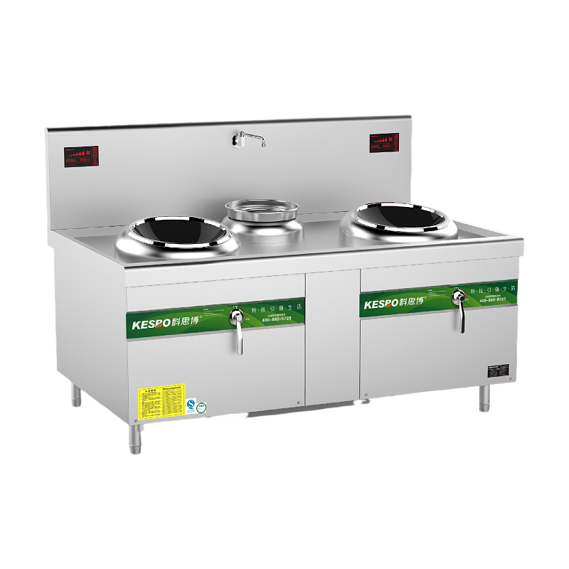 双头单尾电磁灶