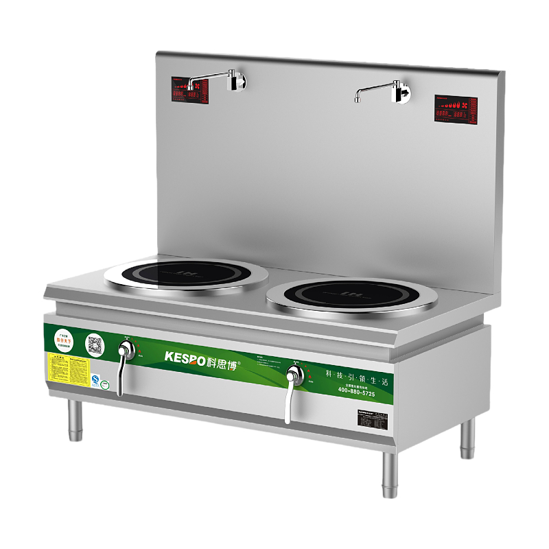 双头高背低汤灶