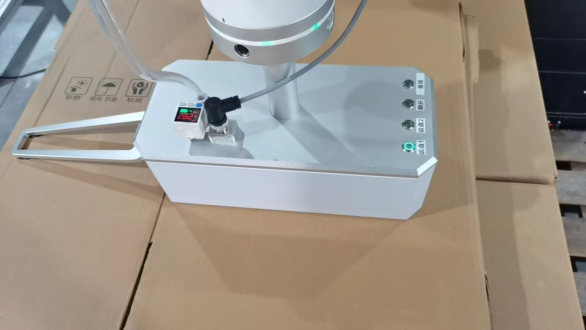 折纸盒机器人包装流水线码纸箱适用范围广机器人设备可变形能力