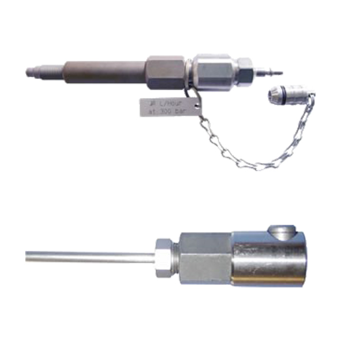 High pressure injectors and rapid connections